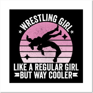 Wrestling Girl Posters and Art
